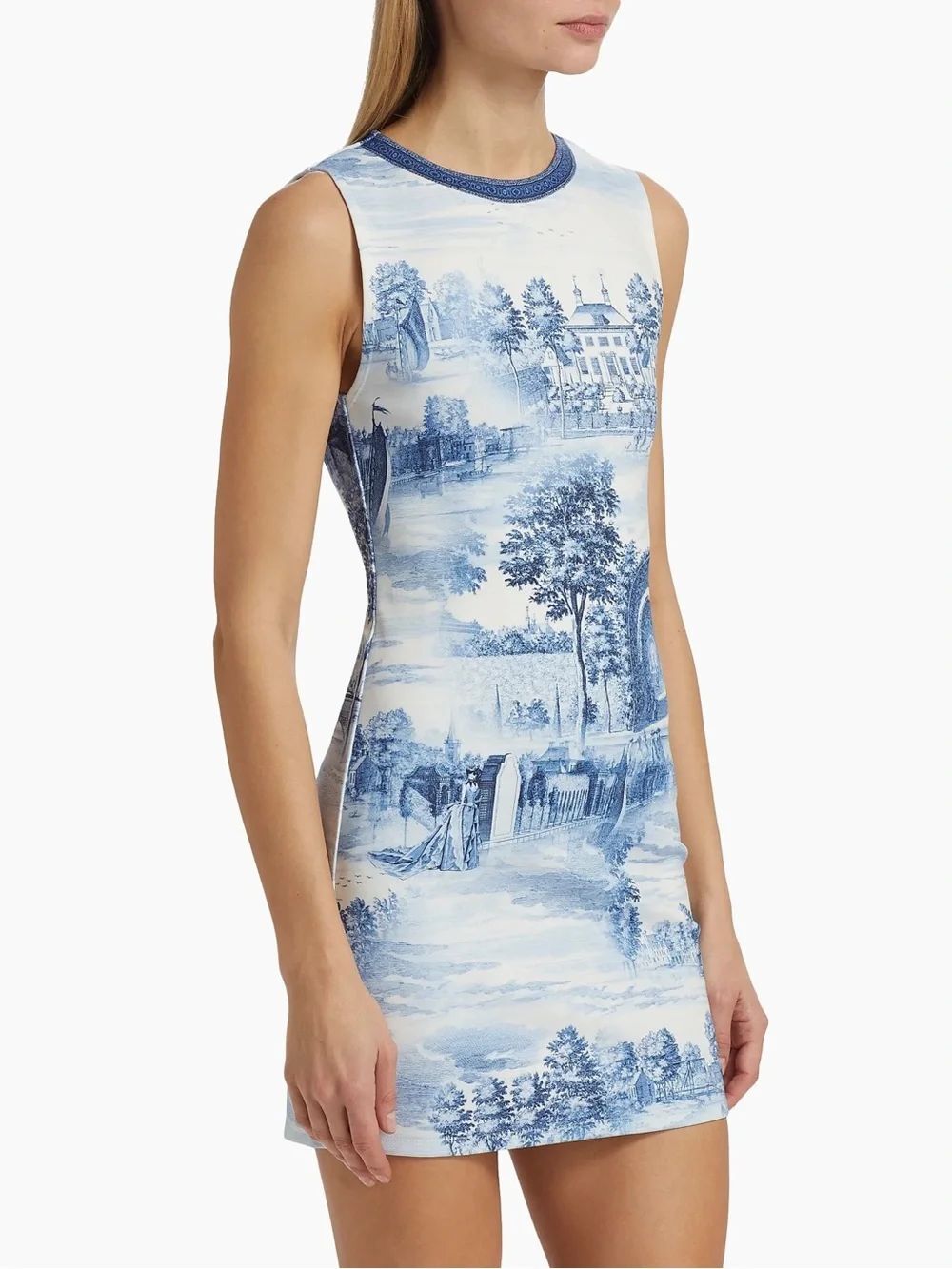 ALICE + OLIVIA Wynell Toile De Jouy Print Minidress size 0
